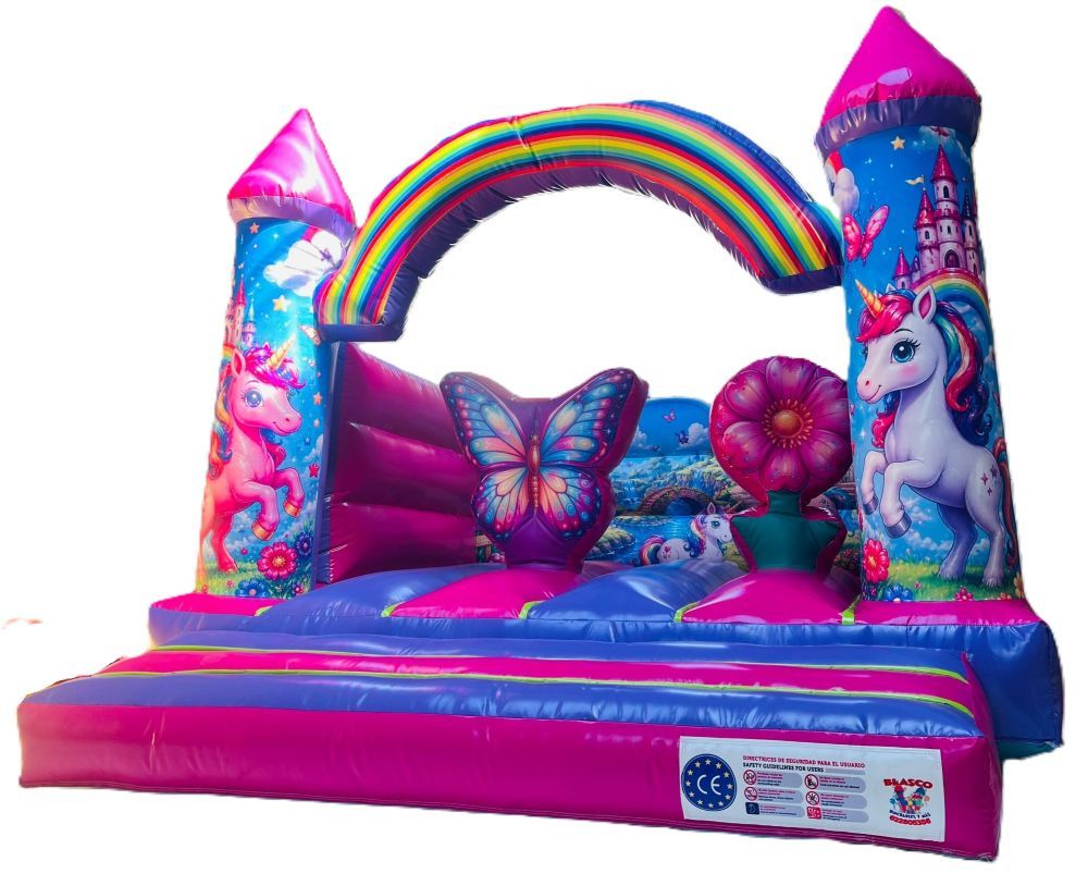 Castillo hinchable pequeño de alquiler de lilo