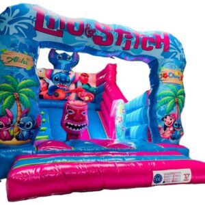 Castillo hinchable con tobogán de lilo para alquilar
