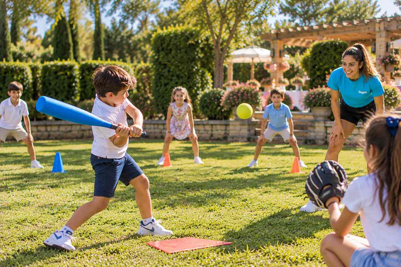 juegos deportivos en animación infantil en exterior