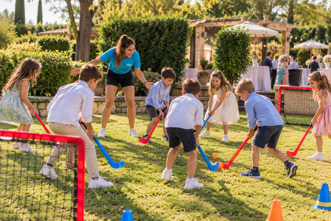 juegos deportivos en animación infantil en exterior