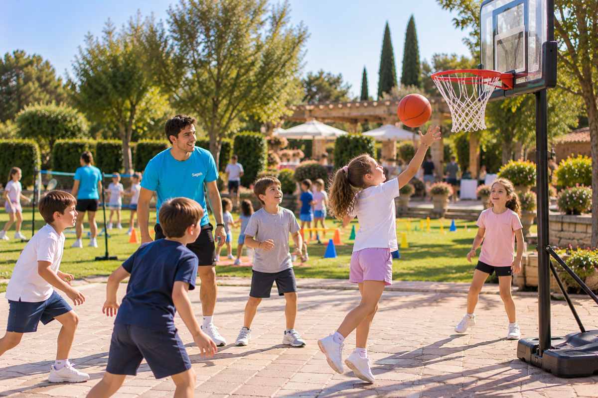 juegos deportivos en animación infantil en exterior